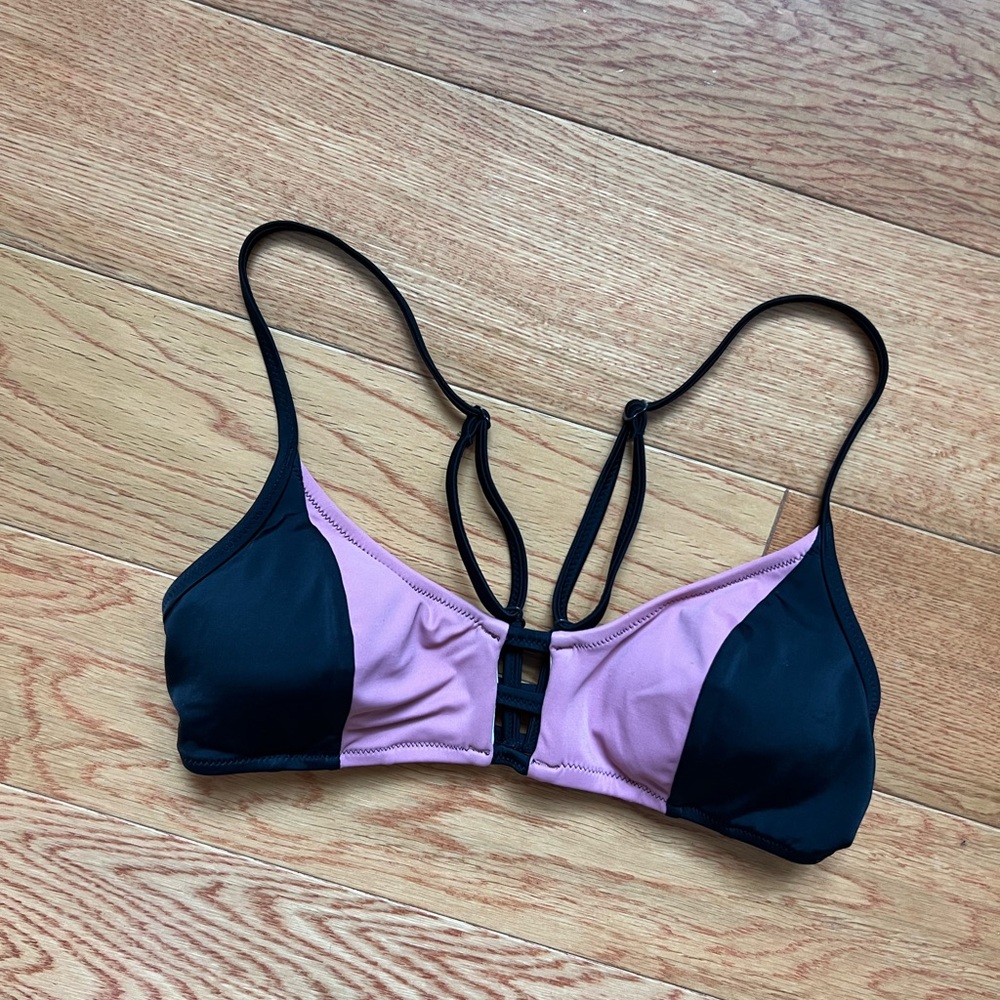 Victoria's Secret PINK Colorblock strappy back bikini top size medium